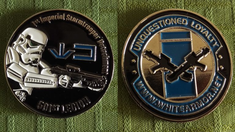 Challenge Coin: First Imperial Stormtrooper Detachment ­– 2019 Version ...