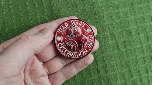 Animated GIF of me flipping the coin.